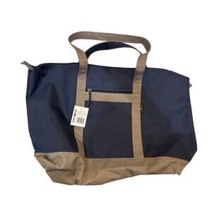 Samsonite canvas bag navy grey